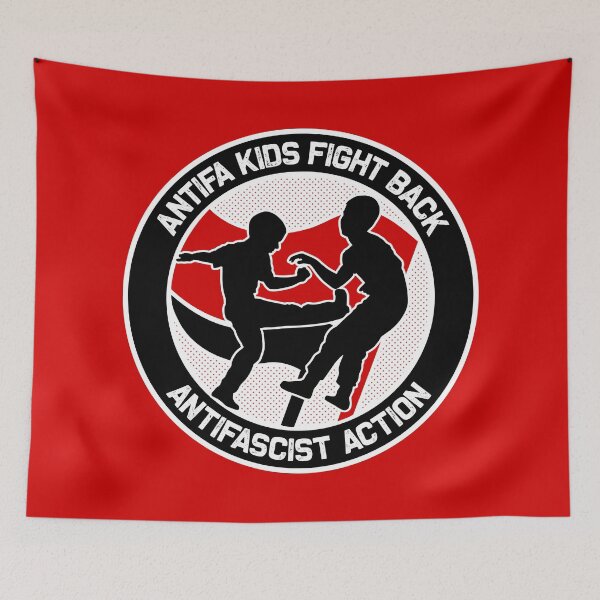 Item preview, Antifa Kids Fight Back – Antifascist Action designed and sold by Lumpenprolet.