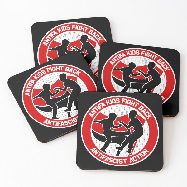 Item preview, Kopie von Antifa Kids Fight Back – Antifascist Action (red) designed and sold by Lumpenprolet.