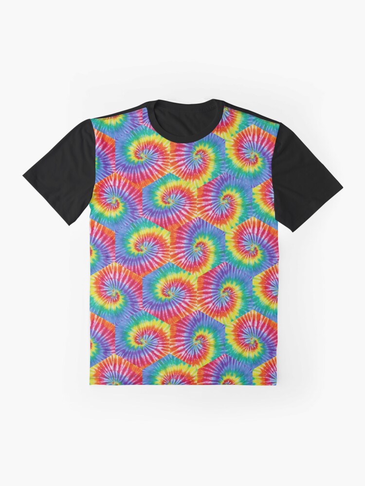 60s Hippie Tie-Dye Swirl T-Shirt - Size S/M | Halloween Store | Costum