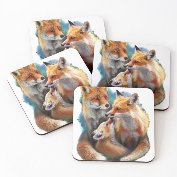 Item preview, Beautiful Fox Family designed and sold by CharliFaure.