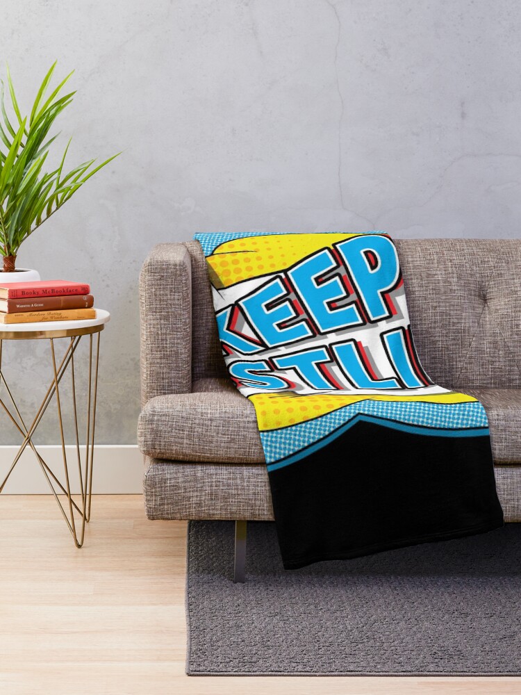 Alternate view of Keep Hustling. Throw Blanket