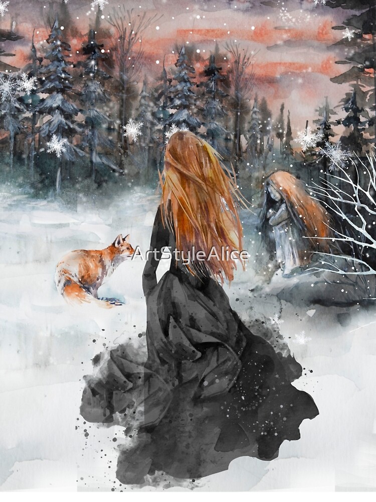 Winter fairy tale" A-Line Dress by ArtStyleAlice | Redbubble