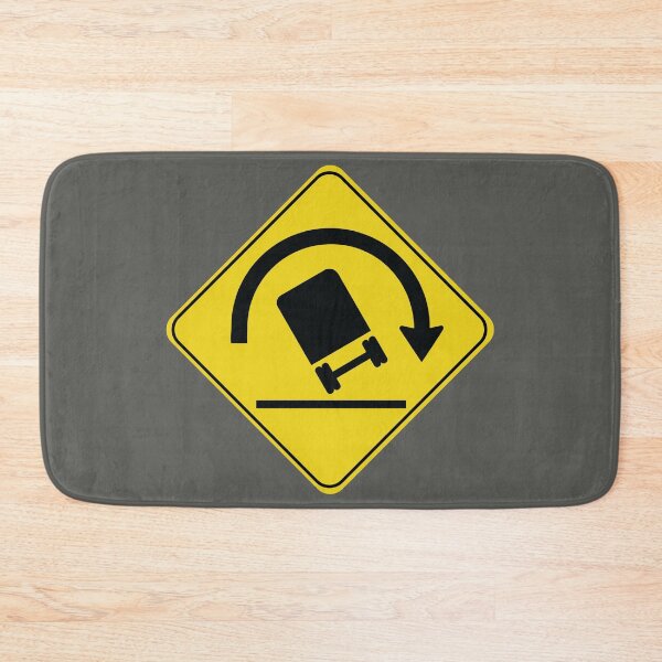 Item preview, Caution Road Sign Truck Turning Over designed and sold by Shanestillz.