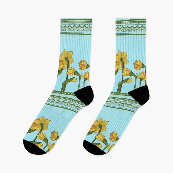 Item preview, Daffodil Stripes designed and sold by DoodleTrees.
