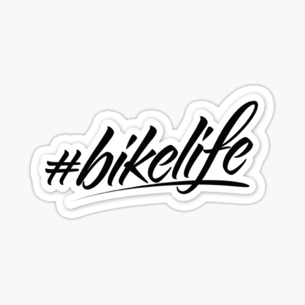 Tee shirt bike life Sticker