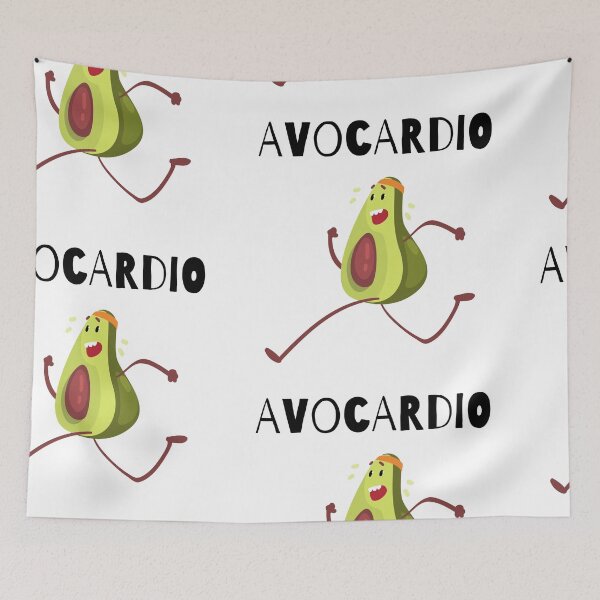 Item preview, Funny Avocado for Sports and Healthy Living Lovers - meet Avo! designed and sold by chihaiprints.