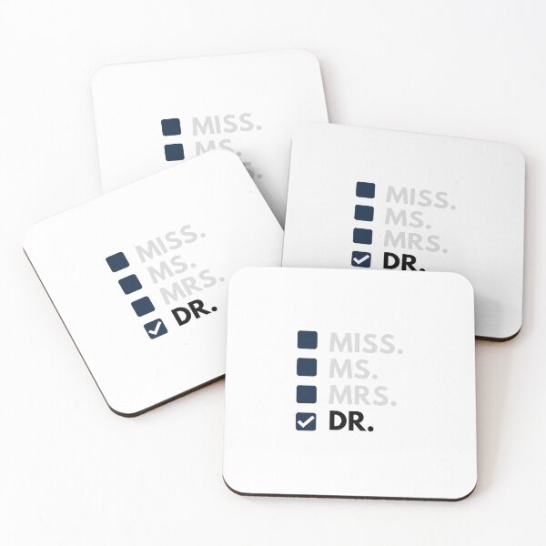Item preview, Phd graduation gift - Miss, Ms., Mrs., Dr. Auburn Blue designed and sold by ryunjunglee.