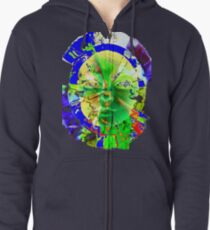 Golden Sun Mask T Zipped Hoodie