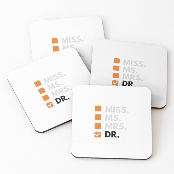 Item preview, Phd graduation gift - Miss, Ms., Mrs., Dr. Auburn Orange designed and sold by ryunjunglee.