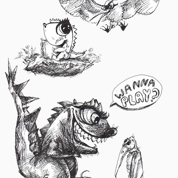 Artwork thumbnail, Little Dino Growing Up by Anthropolog