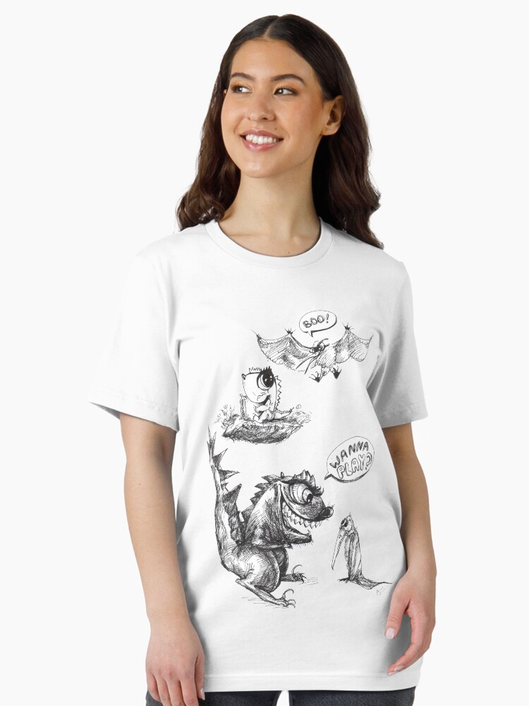 Thumbnail 2 of 7, Essential T-Shirt, Little Dino Growing Up designed and sold by Anthropolog.