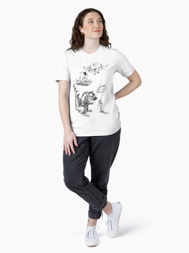 Thumbnail 4 of 7, Essential T-Shirt, Little Dino Growing Up designed and sold by Anthropolog.