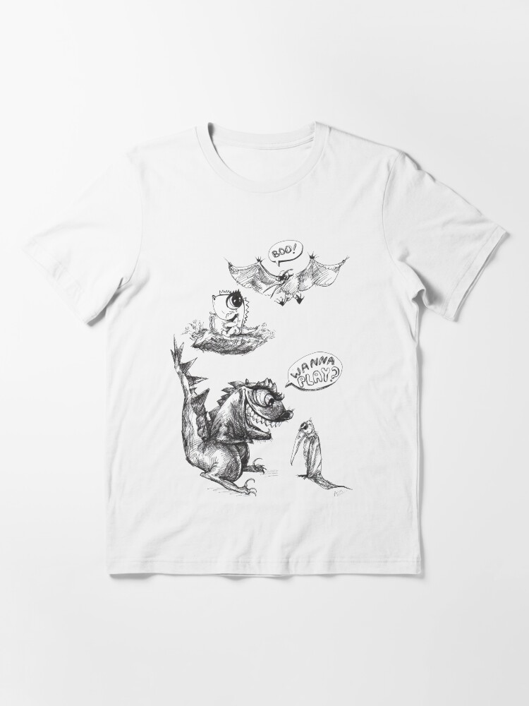 Thumbnail 3 of 7, Essential T-Shirt, Little Dino Growing Up designed and sold by Anthropolog.
