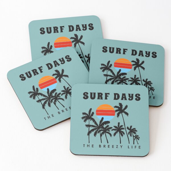 Item preview, Cool Surf Days The Breezy Life  designed and sold by mermaids001.