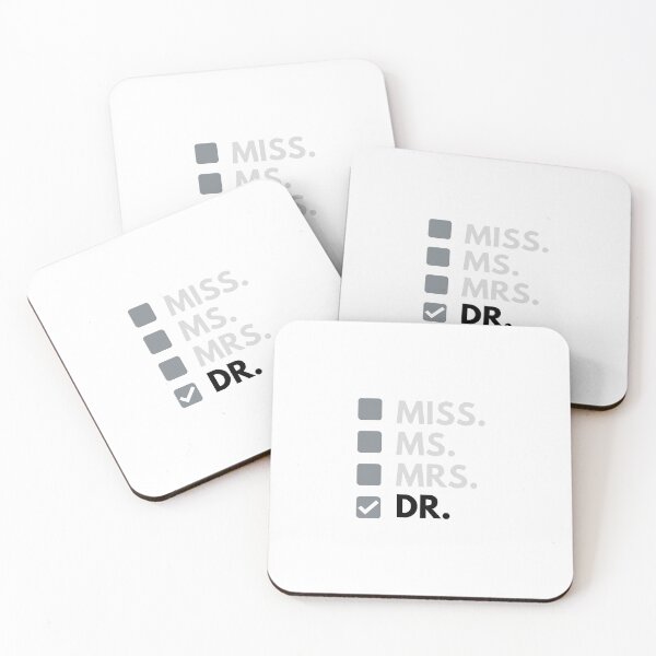 Item preview, Phd graduation gift - Miss, Ms., Mrs., Dr. gray designed and sold by ryunjunglee.