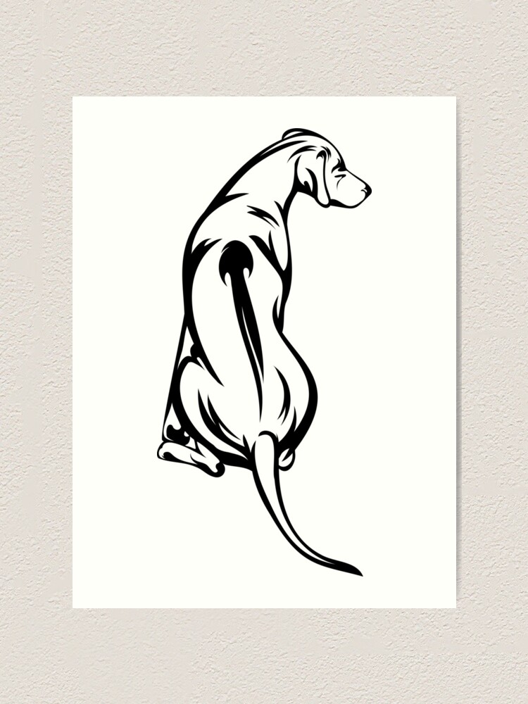rhodesian ridgeback art