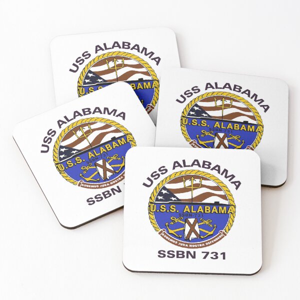 Item preview, USS Alabama (SSBN-731) Crest designed and sold by Nikki SpaceStuffPlus.