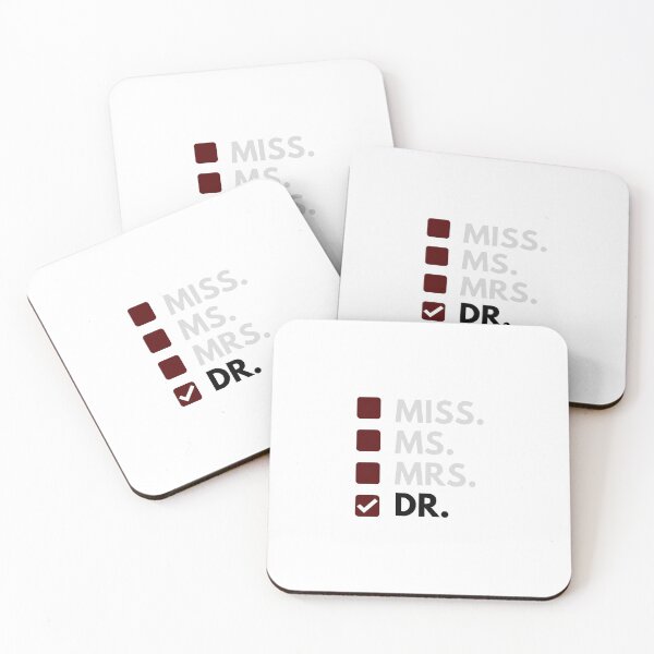 Item preview, Phd graduation gift - Miss, Ms., Mrs., Dr. Maroon designed and sold by ryunjunglee.