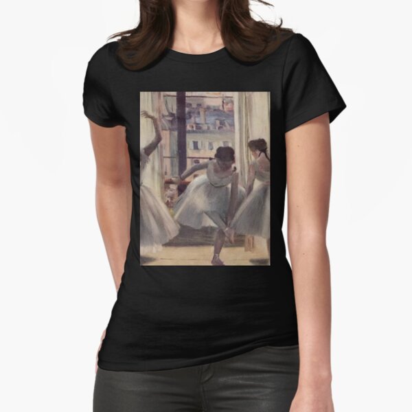 Danseuse Debout, Le Bras Droit Lev Kids T-Shirt by Edgar Degas - Pixels