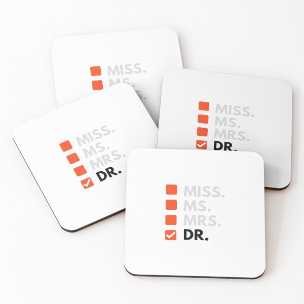 Item preview, Phd graduation gift - Miss, Ms., Mrs., Dr. Orange designed and sold by ryunjunglee.