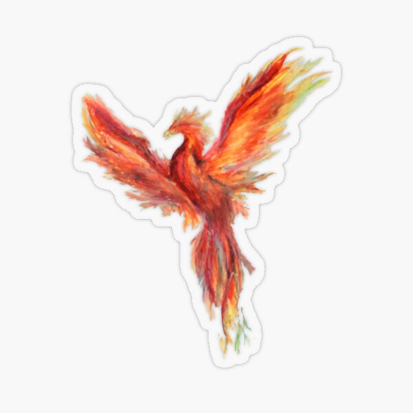 Phoenix Transparent Sticker