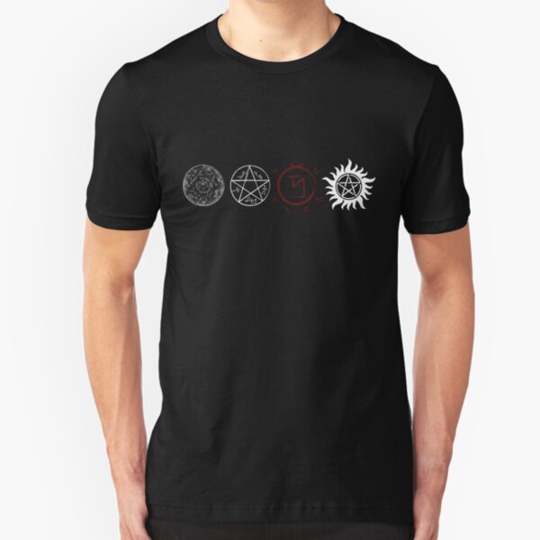 Supernatural Protection (Light Symbols) Slim Fit T-Shirt