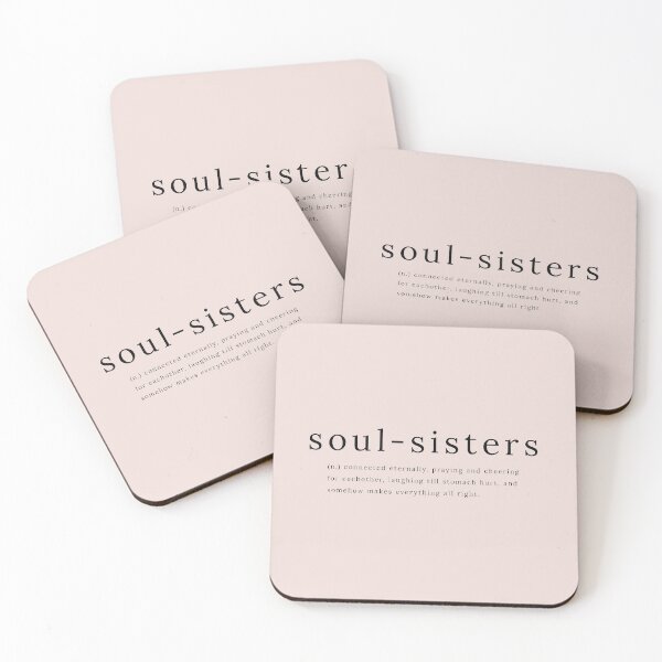 Item preview, Soul Sisters definition quote designed and sold by Sadaf F K..