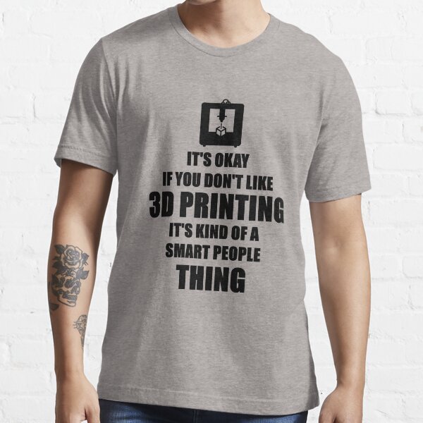 Item preview, 3D printer printing saying hobby gift idea designed and sold by LeMuesch.