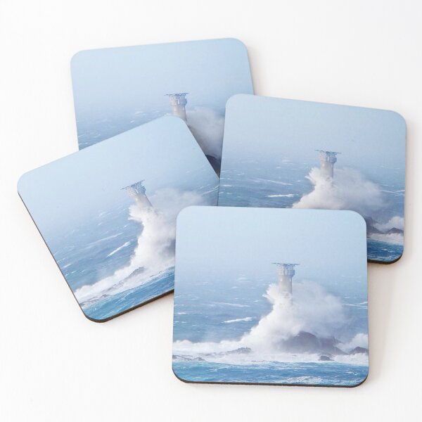 Item preview, Longships Lighthouse During Storm Diana designed and sold by Terri Waters Photography & Design.