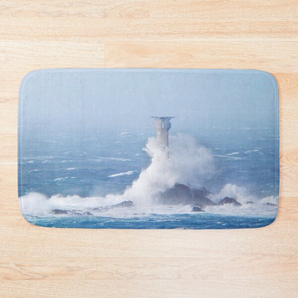 Item preview, Longships Lighthouse During Storm Diana designed and sold by Terri Waters Photography & Design.