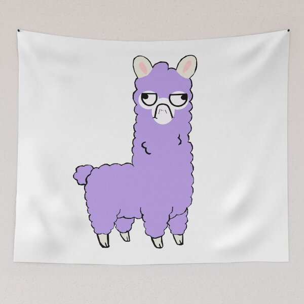 Item preview,  Derpy Ilama is tired of your stuff Purple designed and sold by OctaviousRex197.