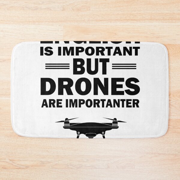 Item preview, Drones Are More Important Than English Quadcopter FPV UAV designed and sold by LeMuesch.