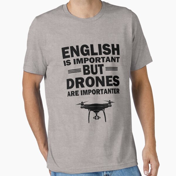 Item preview, Drones Are More Important Than English Quadcopter FPV UAV designed and sold by LeMuesch.