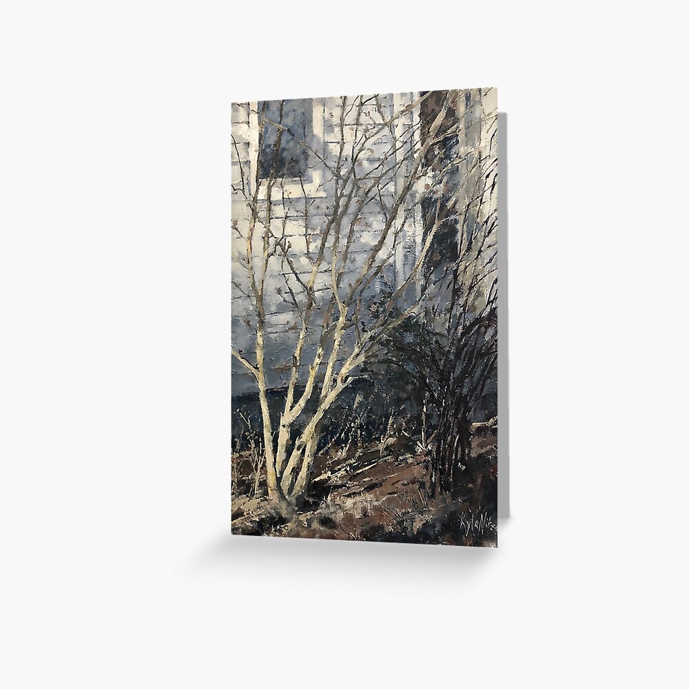 Winter Shrubs Greeting Card