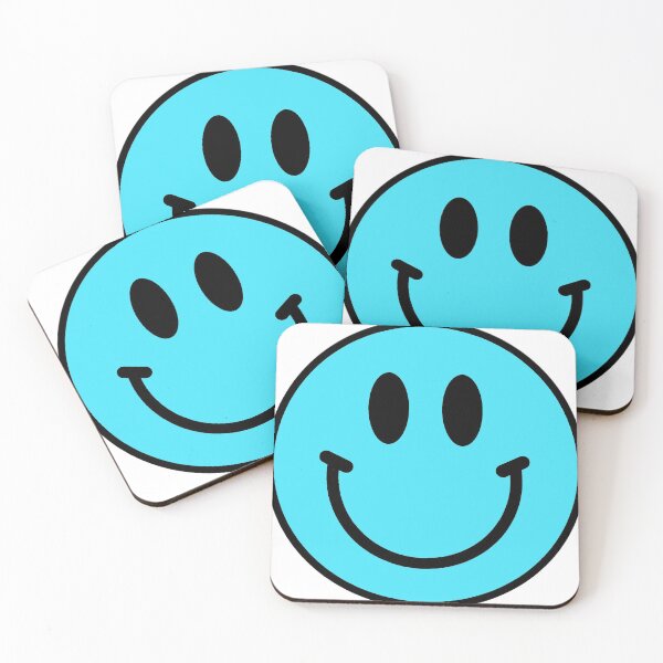Item preview, Aqua Smiley Face designed and sold by evahart28.