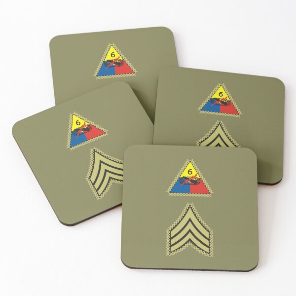 Item preview, Sergeant II USA, sixth armored division designed and sold by yggdrasil-es.