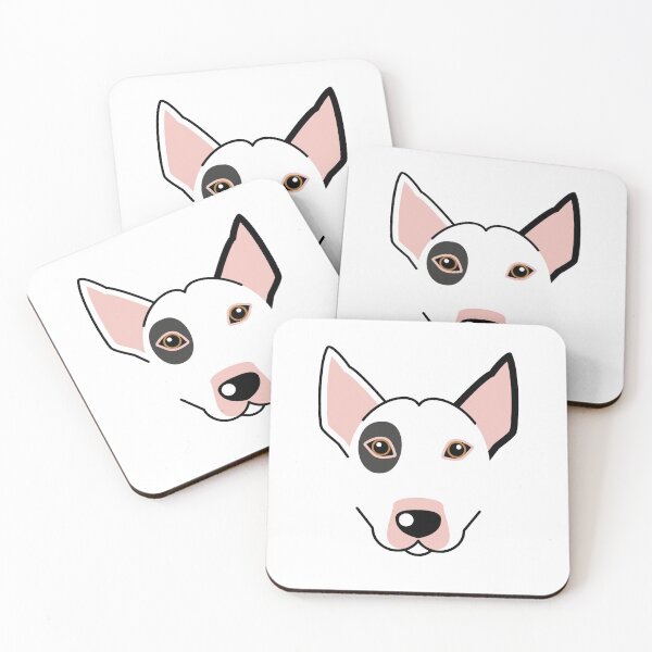 Item preview, Bull Terrier dog face designed and sold by ShirtBricks.
