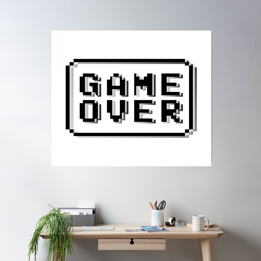 GAME OVER Logo for Desk