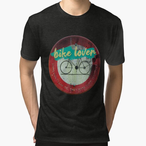 Bike lover T-shirt chiné