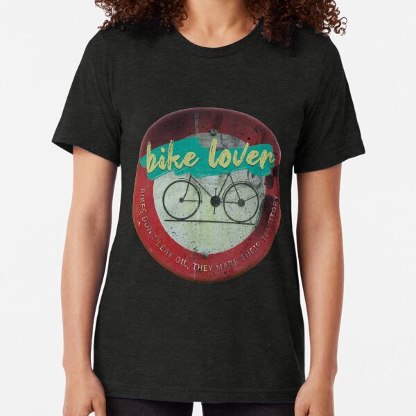 Bike lover T-shirt chiné