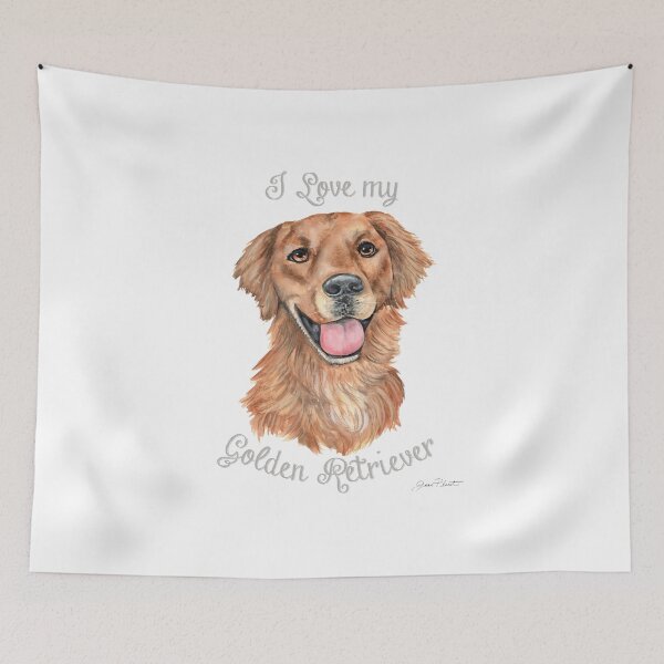 Item preview, Love My Golden Retriever designed and sold by Jean Plout.