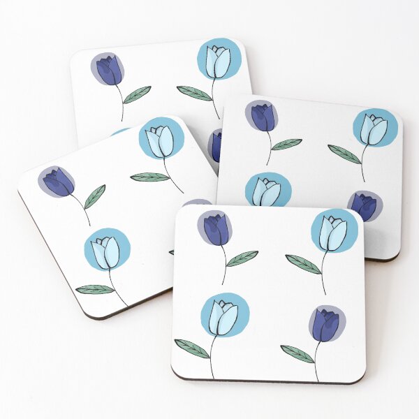 Item preview, blue flowers designed and sold by BeccsByrd.