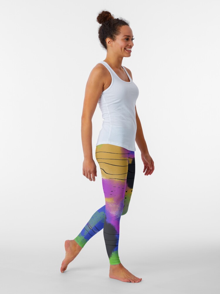 Alternative Ansicht von Abstrakt Himmel Leggings