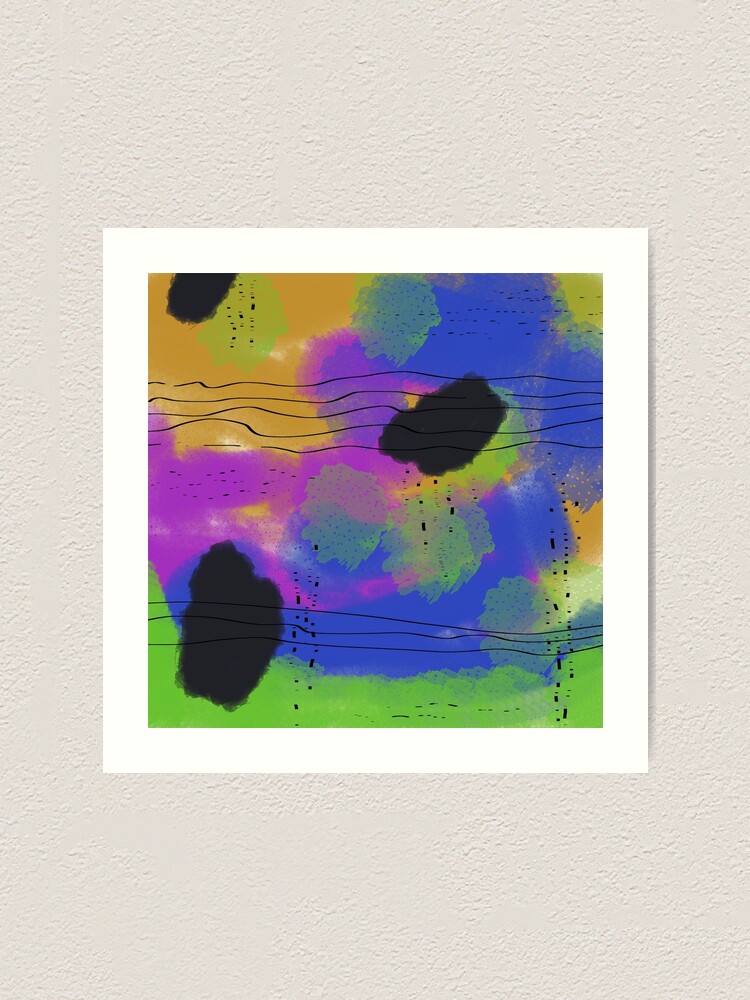 Alternative Ansicht von Abstrakt Himmel Kunstdruck