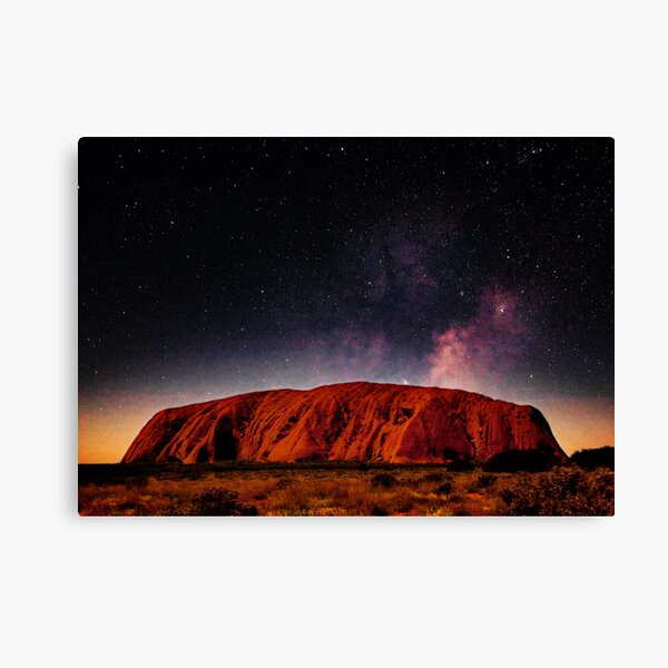 Item preview, The Dreaming Rock - Night designed and sold by Geoff  Coleman - Landscapes.