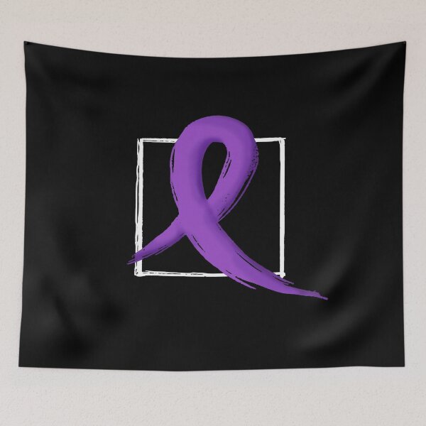 Item preview, Prostate Cancer Awareness Purple Ribbon designed and sold by TooFlyDesign.