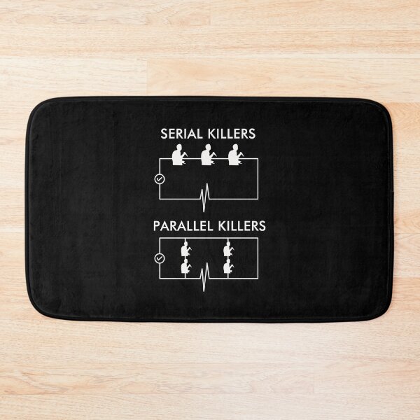 Item preview, Serial Killers Parallel Killers designed and sold by Yipptee Shirts.