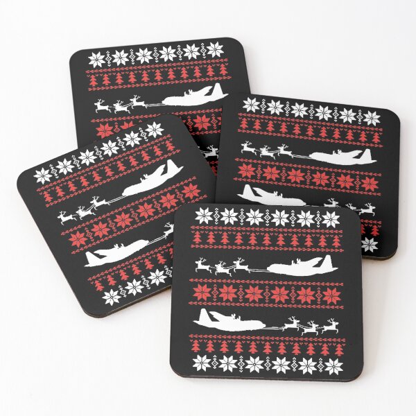 Item preview, Ugly Christmas Sweater Military Jet Air Force designed and sold by TooFlyDesign.