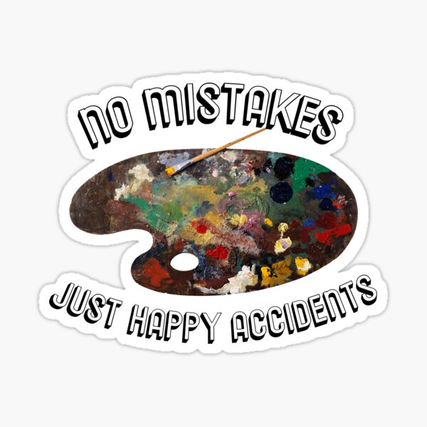 happy accidents Sticker