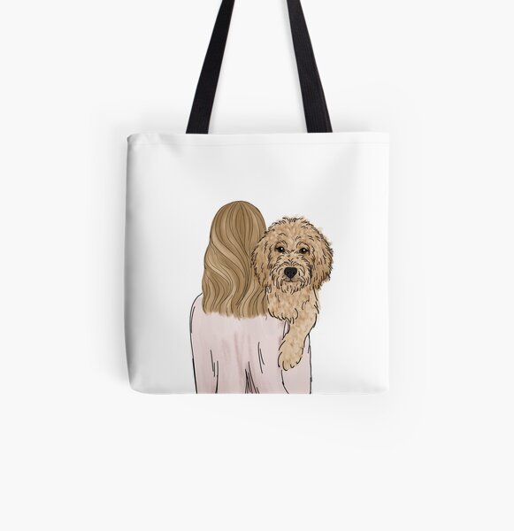 Tote Bag Golden Labradoodle Shoulder Bag Handbag for Travel Shopping Picnic Beach